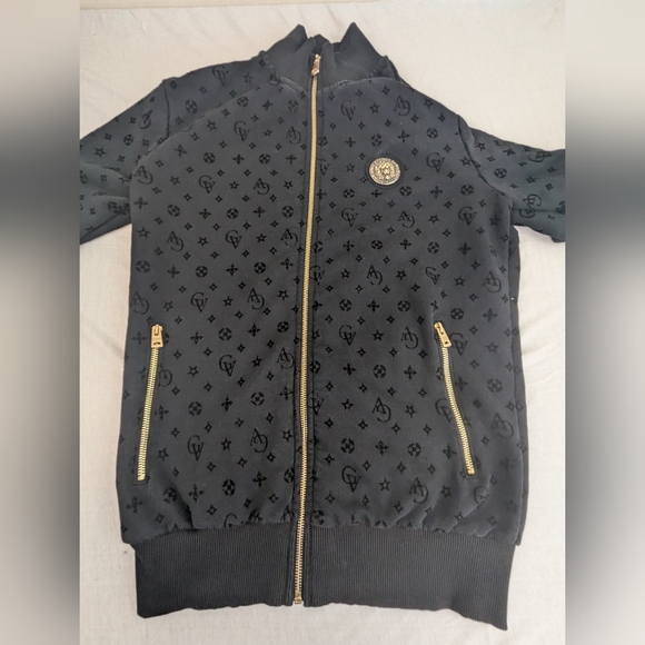 Avenue George V Paris Front Zip Black Jacket Small - Picture 1 of 9